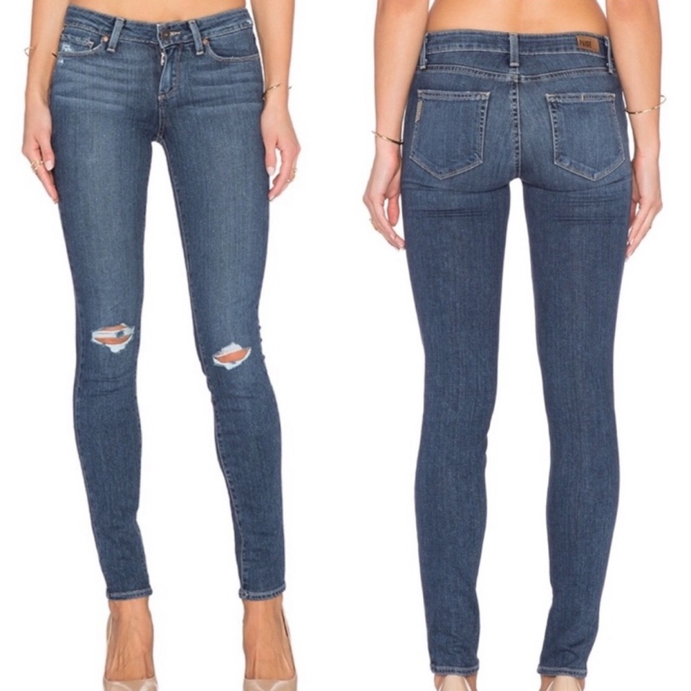 PAIGE Verdugo Crop mid-rise Ultra Skinny Jeans